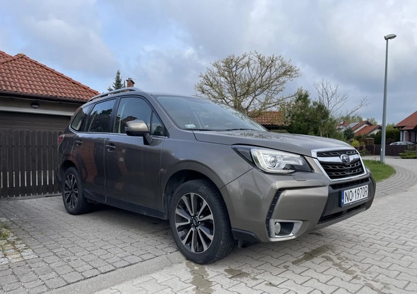 Subaru Forester cena 85000 przebieg: 98500, rok produkcji 2017 z Olsztyn małe 67